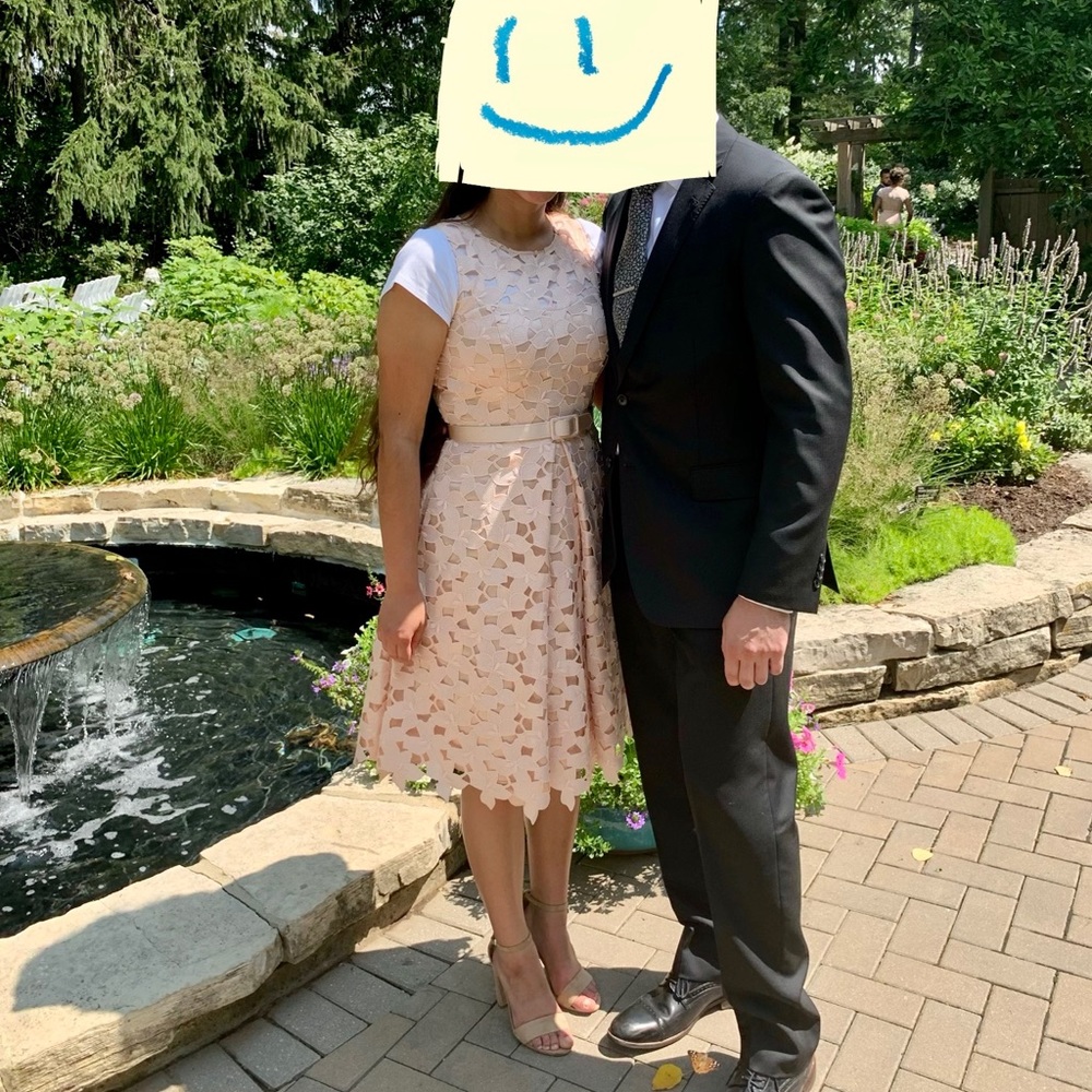 Beautiful, high quality blush pink Eliza j dress